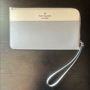 Kate Spade Lucy Bicolor Medium L Zip Wristlet